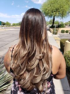 Balayage hair style arizona